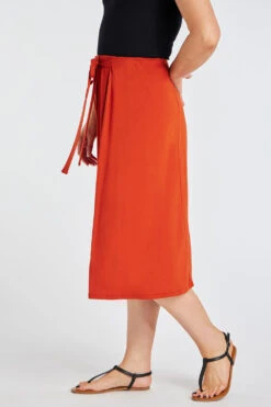 Panelled Jersey Skirt With Knot Detail -Mod Vanta Sales Store 900355171 alt3