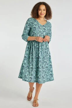 Autonomy - Stem Daisy Print Smock Dress -Mod Vanta Sales Store 900356777 alt1