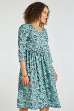 Autonomy - Stem Daisy Print Smock Dress -Mod Vanta Sales Store 900356777 alt4