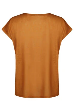 Short Sleeve Large Floral Woven Top With Foil Detail -Mod Vanta Sales Store 900357557 alt2