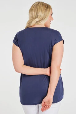 Short Sleeve Tropical Leaf Print T-Shirt -Mod Vanta Sales Store 900359053 alt5