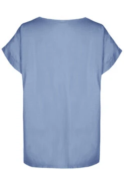 Short Sleeve Broderie Front Detail Top -Mod Vanta Sales Store 900362009 alt2