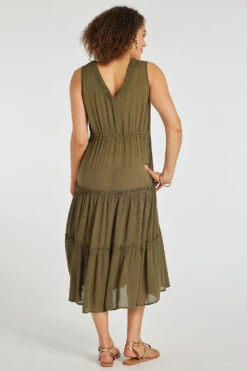 Crinkle Dress With Tie Detail -Mod Vanta Sales Store 900365339 alt5