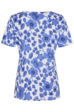 Short Sleeve Retro Floral T-Shirt -Mod Vanta Sales Store 900366160 alt2
