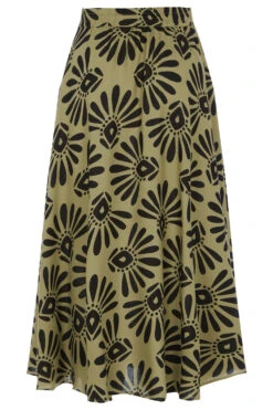 Tribal Stamp Circle Drawcord Skirt -Mod Vanta Sales Store 900368587 alt2