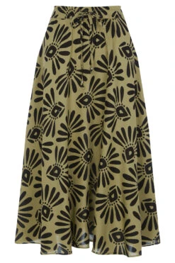 Tribal Stamp Circle Drawcord Skirt -Mod Vanta Sales Store 900368587 default