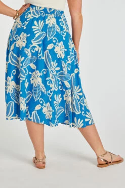 Mono Abstract Design Drawcord Skirt -Mod Vanta Sales Store 900368640 alt4