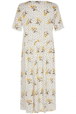 Spot And Daisy Print Tiered Dress -Mod Vanta Sales Store 900369493 alt2