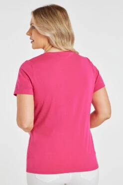 Short Sleeve Sequin Leaf T-Shirt -Mod Vanta Sales Store 900369663 alt5