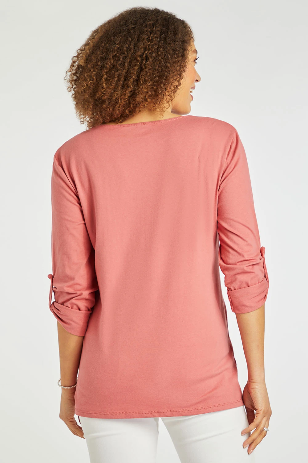 3/4 Sleeve Dandelion Print Top 6 3/4 Sleeve Dandelion Print Top - Image 4