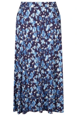 Blurred Animal Print Jersey Flippy Skirt -Mod Vanta Sales Store 900378053 alt2