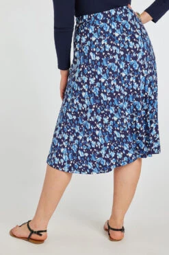 Blurred Animal Print Jersey Flippy Skirt -Mod Vanta Sales Store 900378053 alt5