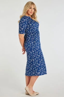 Sprig Print Cotton Jersey Dress -Mod Vanta Sales Store 900381653 alt3