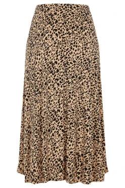 Leopard Print Jersey Flippy Skirt -Mod Vanta Sales Store 900381744 alt2