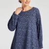 Long Sleeve Animal Print Soft Touch Tunic