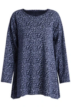 Long Sleeve Animal Print Soft Touch Tunic -Mod Vanta Sales Store 900382253 default