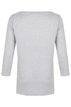 3/4 Sleeve Floral Placement Top -Mod Vanta Sales Store 900382533 alt2