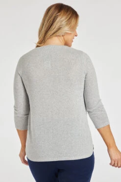 3/4 Sleeve Floral Placement Top -Mod Vanta Sales Store 900382533 alt5