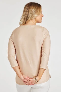 3/4 Sleeve Trailing Floral Top -Mod Vanta Sales Store 900382663 alt41