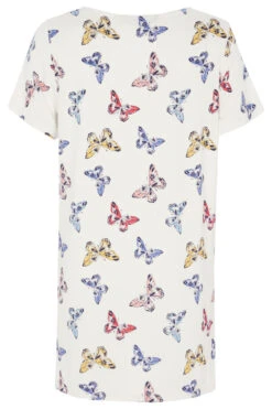 Spaced Butterfly Tunic With Keyhole Detail -Mod Vanta Sales Store 900387244 alt2