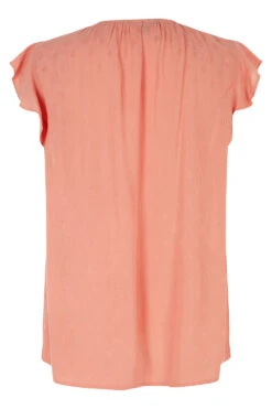 Tie Neck Top With Ruffle Sleeves -Mod Vanta Sales Store 900388763 alt2