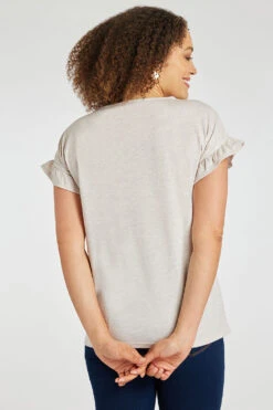 Short Sleeve Trailing Floral T-Shirt -Mod Vanta Sales Store 900389452 alt4