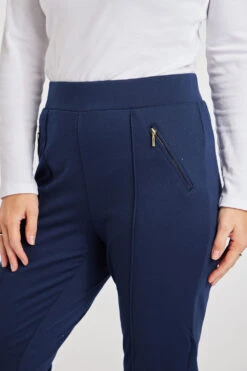 Slim Fit Ponte Style Trousers With Zips 13 Slim Fit Ponte Style Trousers With Zips -Mod Vanta Sales Store 900393153 alt5