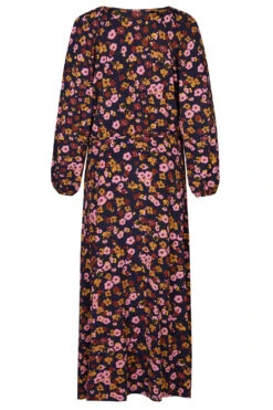 Ditsy Print Belted Dress With Ring Detail -Mod Vanta Sales Store 900393753 alt2