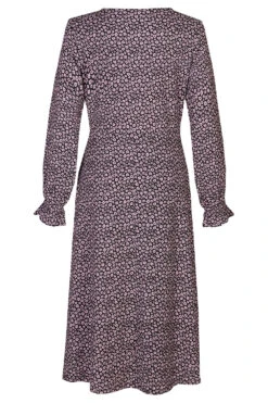 Ditsy Print Ruched Front Dress -Mod Vanta Sales Store 900393907 alt21