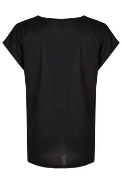 Short Sleeve V-Neck Woven Leaf Print Top -Mod Vanta Sales Store 900400007 alt2