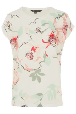 Short Sleeve Woven Floral Top -Mod Vanta Sales Store 900400444 default