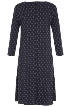 Foulard Print Jersey Swing Dress -Mod Vanta Sales Store 900400653 alt2