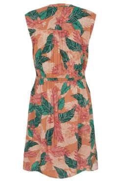 Sleeveless Tropical Flower Woven Dress -Mod Vanta Sales Store 900401557 alt2