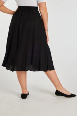 Plain Drawcord Skirt -Mod Vanta Sales Store 900401607 alt4