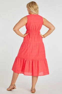 Sleeveless Tiered Embroidered Dress -Mod Vanta Sales Store 900401821 alt4