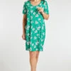 Short Sleeve Floral Print Dress With Pockets 1 Short Sleeve Floral Print Dress With Pockets -Mod Vanta Sales Store 900425131 alt1