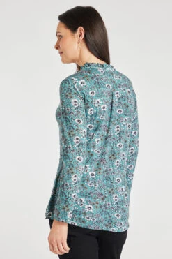 Long Sleeve Ditsy Floral Top -Mod Vanta Sales Store 900425831 alt5
