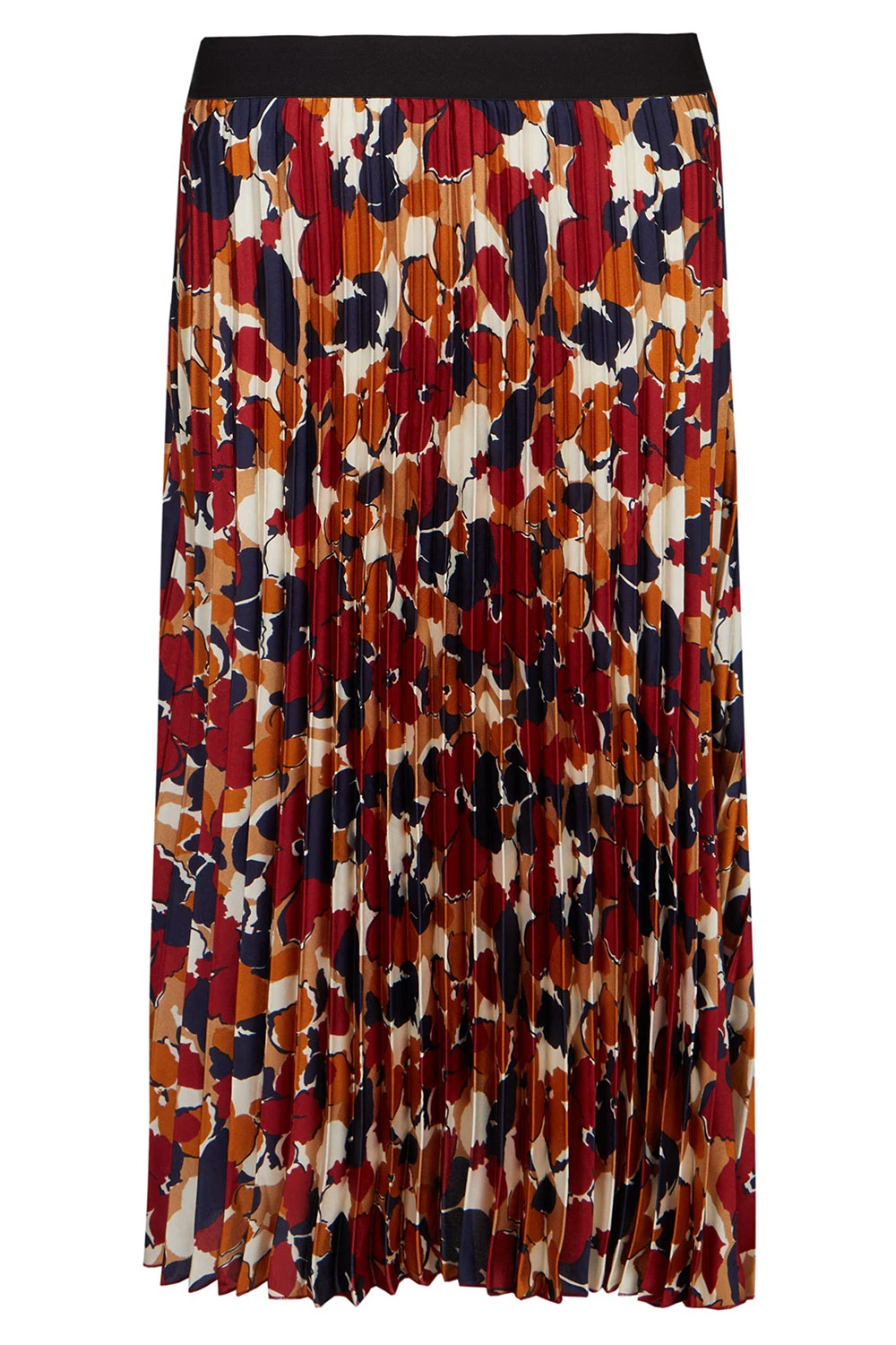 Elasticated Floral Pleated Skirt 5 Elasticated Floral Pleated Skirt - Image 3