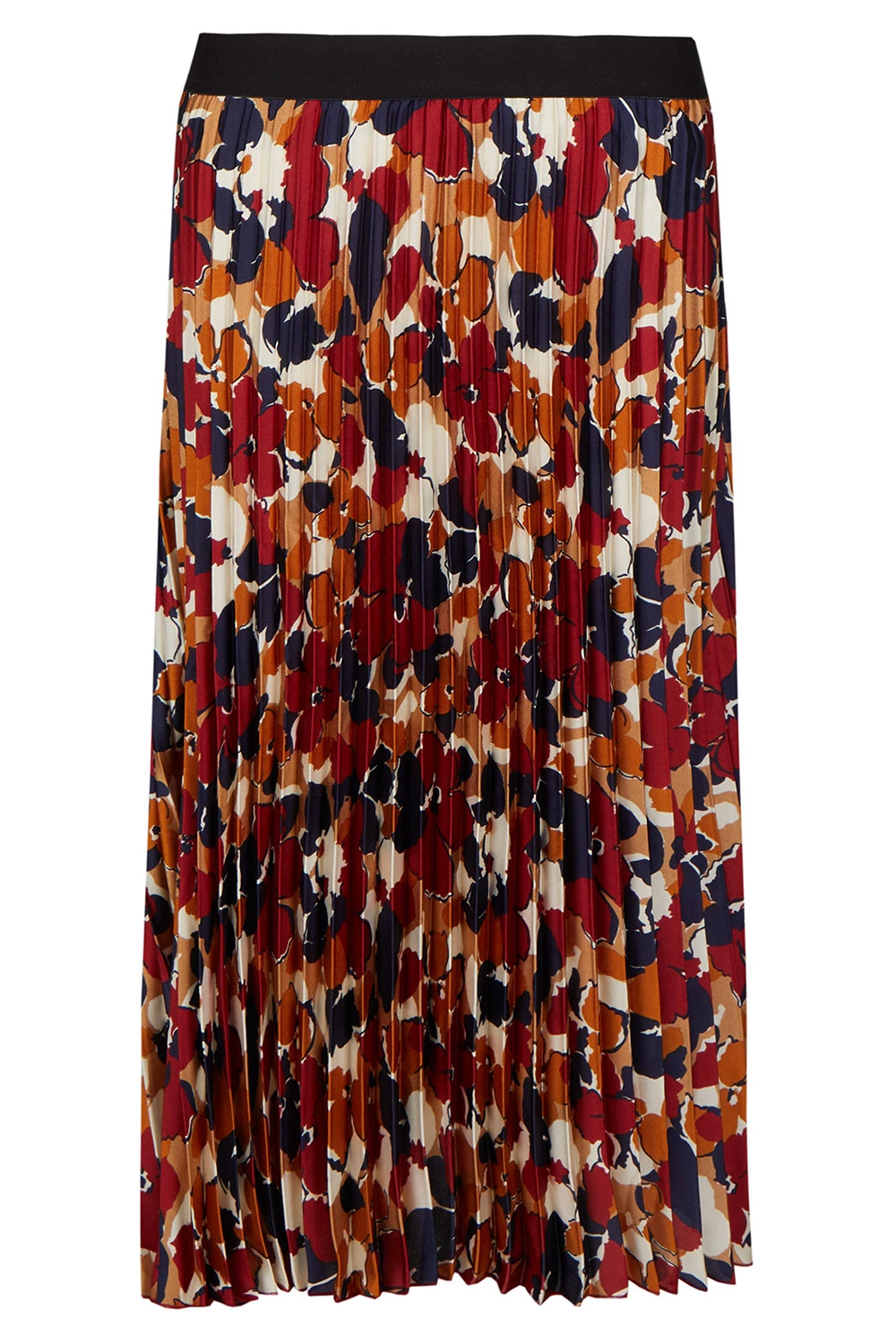 Elasticated Floral Pleated Skirt 4 Elasticated Floral Pleated Skirt - Image 2