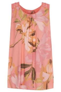 Sleeveless Large Floral Top -Mod Vanta Sales Store 900432363 default