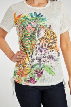 Cheetah Print Top With Tie Sides 15 Cheetah Print Top With Tie Sides -Mod Vanta Sales Store 900435993 alt6