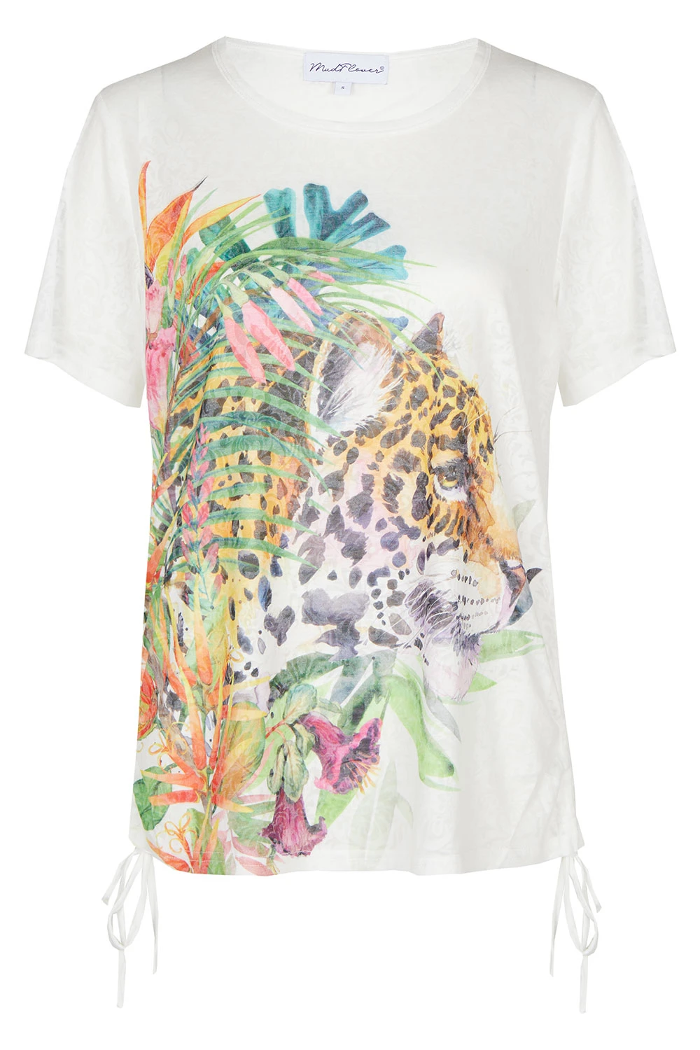 Cheetah Print Top With Tie Sides 4 Cheetah Print Top With Tie Sides - Image 2