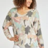 Long Sleeve Abstract Multi Print Top -Mod Vanta Sales Store 900438551 alt1