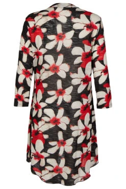 Stella Morgan - 3/4 Sleeve Wrap Floral Tunic -Mod Vanta Sales Store 900445807 alt2