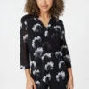 Stella Morgan - 3/4 Sleeve Watercolour Floral Wrap Tunic -Mod Vanta Sales Store 9004459 07202