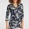 Stella Morgan - Long Sleeve Wrap Over Print Tunic -Mod Vanta Sales Store 900446053 alt1
