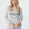 Stella Morgan - Long Sleeve Melrose Slogan Top -Mod Vanta Sales Store 9004465 33202