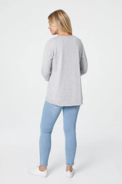 Stella Morgan - Long Sleeve Melrose Slogan Top -Mod Vanta Sales Store 9004465 33204