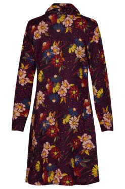 Floral Cowl Neck Soft Touch Dress -Mod Vanta Sales Store 900447065 alt2