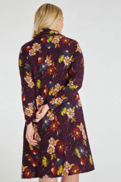 Floral Cowl Neck Soft Touch Dress -Mod Vanta Sales Store 900447065 alt5